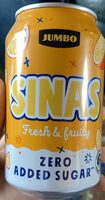 Sinas zero added sugar