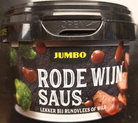 Rode wijn saus