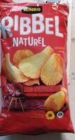 Ribbel Naturel chips.