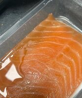Zalm Sandwich plakken