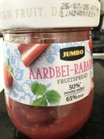 Aardbei-rabarber fruitspread