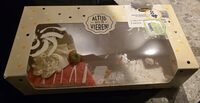 Aardbeibavaroi Vlaai Half