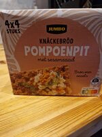 Knäckeböd met pompoenpitten en sesamzaad