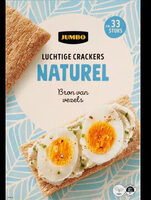 Luchtige crackers naturel