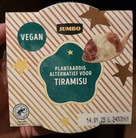 Plantaardige alternatief voor Tiramisu