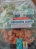 Gerookte zalm maaltijdsalade