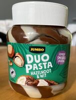 Duo pasta hazelnoot wit