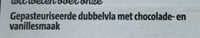 Dubbelvla chocolade-vanille