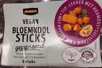 Bloemkoolsticks vegan gepaneerd