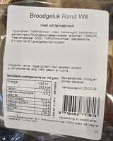 Brood geluk rond wit