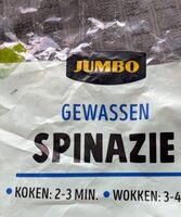 Gewassen Spinazie