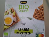 Jumbo biologisch sesam knackerbrod