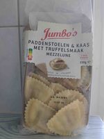 Paddenstoeken & kaas met truffelsmaak mezzelune