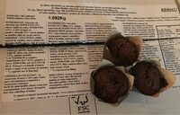Mini muffins au chocolat