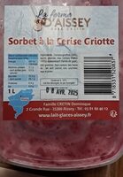 Sorbet à la cerise griotte