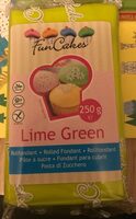 Pâte à Sucre Funcakes Vert Lime 250GR