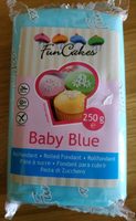 Pâte à Sucre Funcakes Bleu Bébé