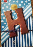 Lettre en chocolat
