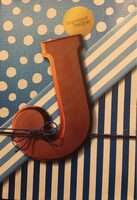 Lettre J en chocolat