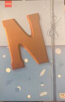 Lettre N en Chocolat