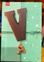 Lettre V en chocolat
