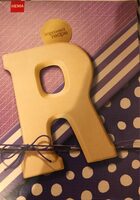 Lettre R en chocolat