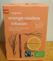 Orange rooibos infusión