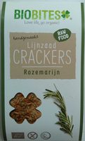 Lijnzaad Crackers Rozemarijn