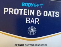 Body &fit Protein & Oats Bar,Peanut