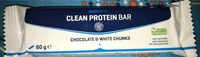 Clean Protein Bar, Chocolate & White Chunks