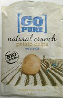 Natural crunch potatoe chips sea salt