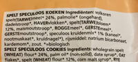 Spelt speculoos cookies