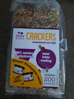 Crackers tasty basics maanzaad en olijf