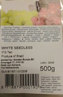 White Seedless Grapes