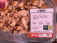 Gegaarde kipreepjes naturel
