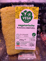 Vegetarische kaasschnitzel