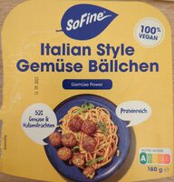 Italian Style Gemüse Bällchen