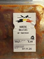 Varkens Balletjes Met Tomatensaus