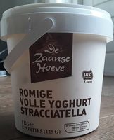 Romige volle yoghurt stracciatella