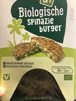 Biologische spinazieburger