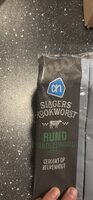 Slagers Rookworst Rund Handgedraaid