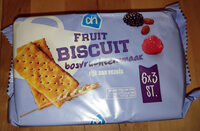 Fruitbiscuit bosvruchtensmaak