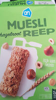 Muesli hazelnoot reep