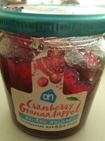 Cranberry granaatappel fruitspread minder suiker