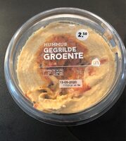 Hummus gegrilde groente