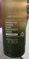 Vers groentesap komkommer spinazie venkel bleekselderij limoen