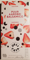 Delicata pure chocolade met aardbei en balsamico
