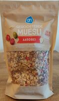 Geroosterde muesli aardbei