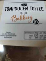 Mini tompouce toffee