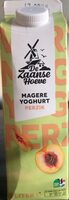Magere yoghurt perzik